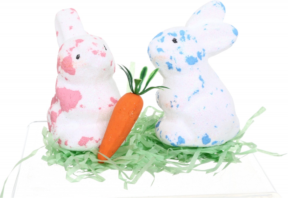 Декорация пасхальная Кролики 8х4 см CX22-137A