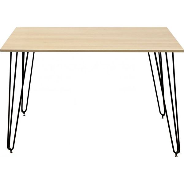 Стол обеденный Новый стиль Aller black 1200x800x750 мм дуб нагано