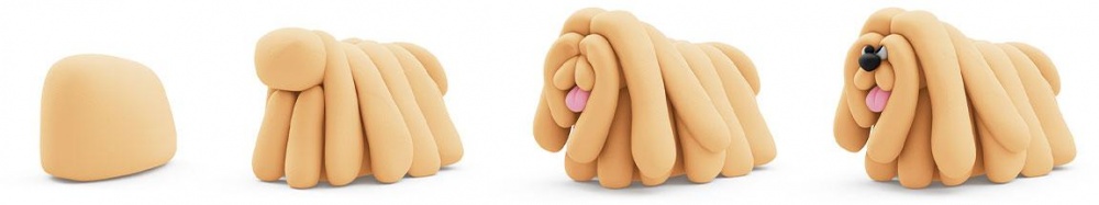 Набір пластиліну Lipaka Собаки-друзяки Комондор Муді 30149-UA01