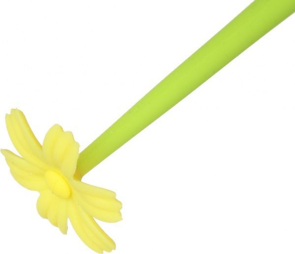 Ручка кулькова Квітка, жовтий 