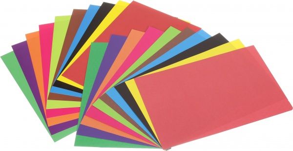 Набор цветного картона и бумаги Ленивец 20 листов Good Li