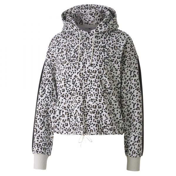 Джемпер Puma Classics Cropped Hoodie 59874999 р. M коралловый
