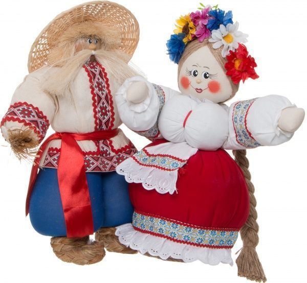 Куклы интерьерные Свадебная пара 58х54 см
