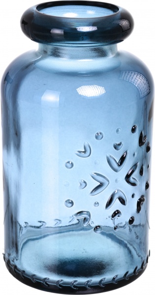 Ваза стеклянная голубовато-серый ALPINE San Miguel