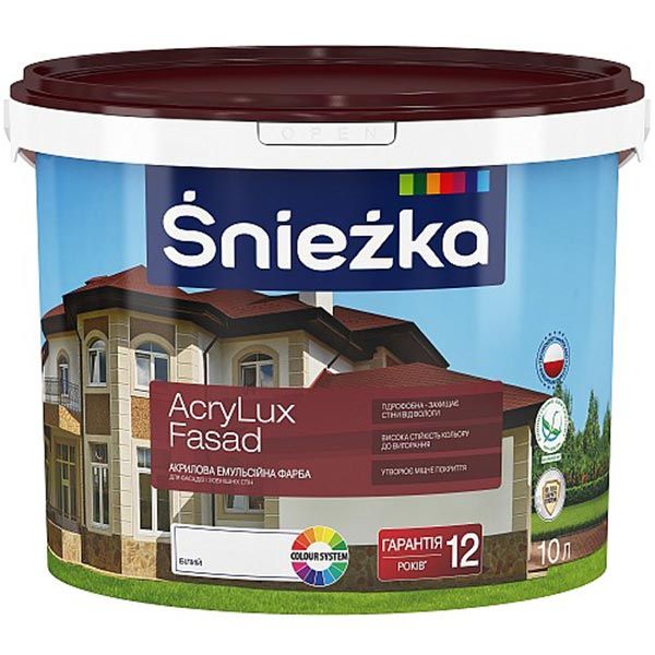 Фарба Sniezka AcryLux Fasad 10 л