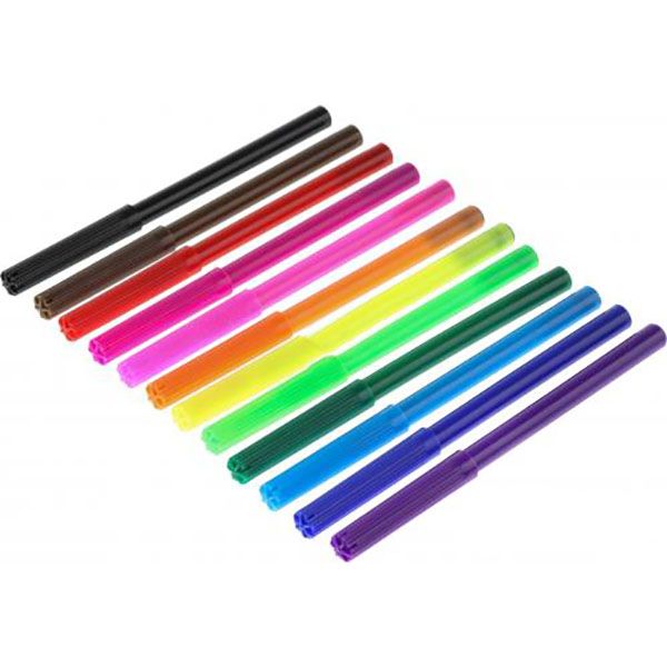 Набір фломастерів Міні 12 шт. Тікі