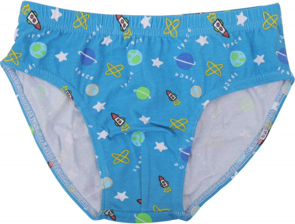 Набор трусов для мальчиков HW 3 пары р.110-116 голубой с серым H2-I2