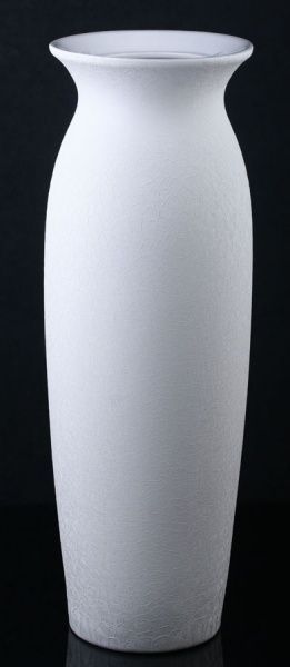 Ваза керамическая белая Луиза шелк 68 см