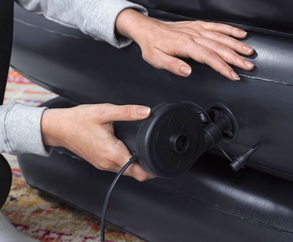 Диван Bestway Multi Max Comfort Quest 188х152 см трансформер надувной с электронасосом черный