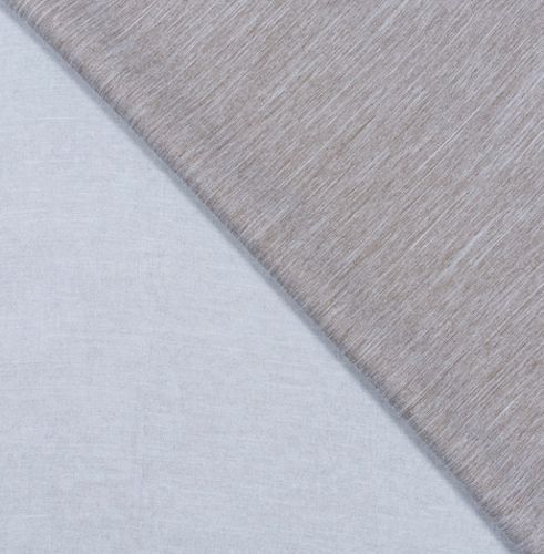 Ткань портьерная ТК-Домашній текстиль ТОВ двухсторонняя Чин-чила Дукас, светлый беж 280 см 