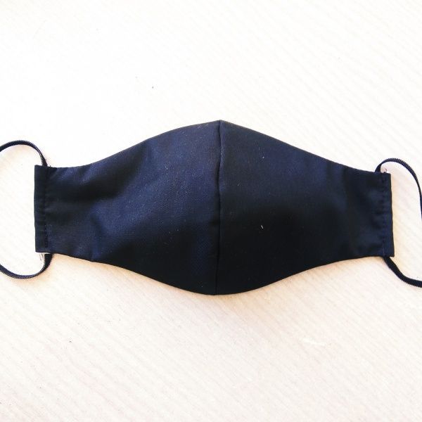 Маска текстильна чорна 1 шт./уп.