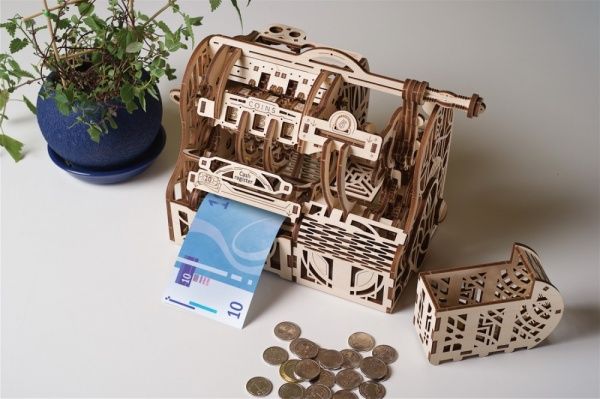 Деревянный 3D-конструктор UGEARS Кассовый аппарат