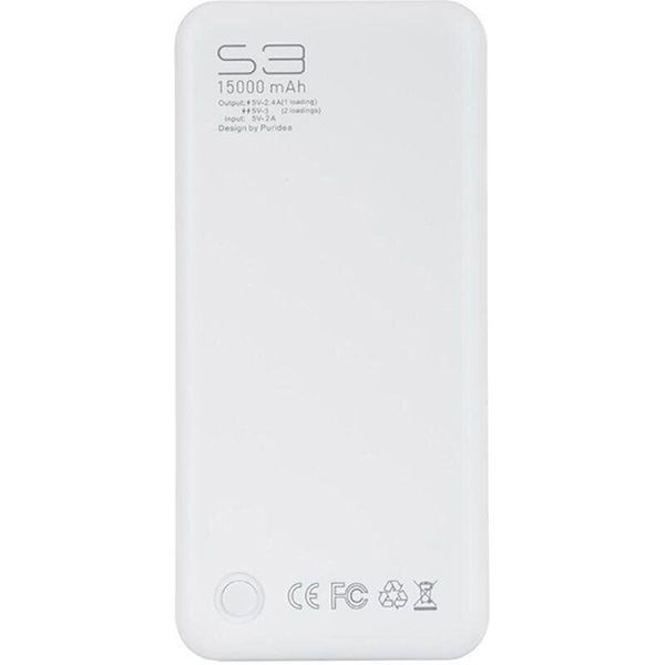 Зарядное устройство Puridea S3 15000mAh Li-Pol Rubber Blue&White