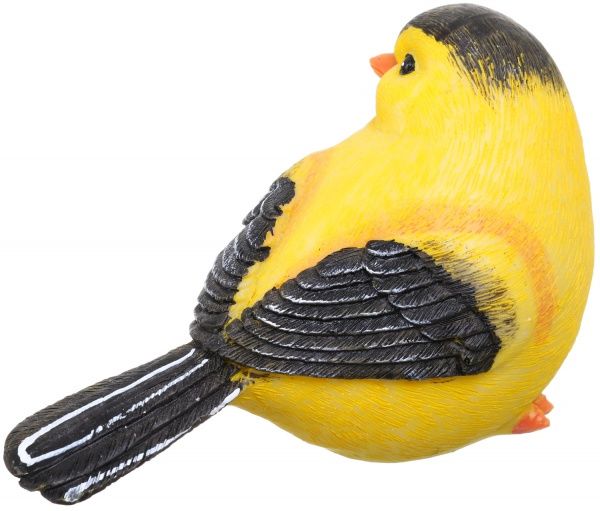 Декоративная фигура желтая птичка 135x75x75 мм