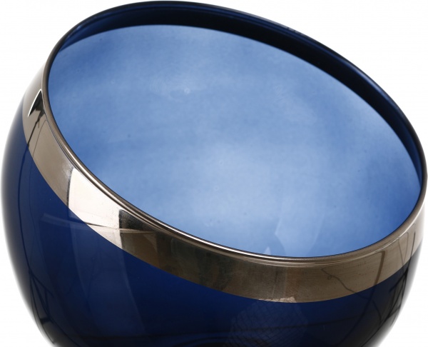 Ваза Wrzesniak Glassworks Semisphere 16,3 см голубой 