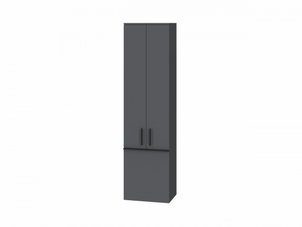 Пенал для ванной комнаты ЮВЕНТА Manhattan MhP-170 серый