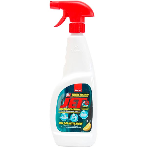Средство Sano Jet Bathroom для мытья акриловых поверхностей 1 л