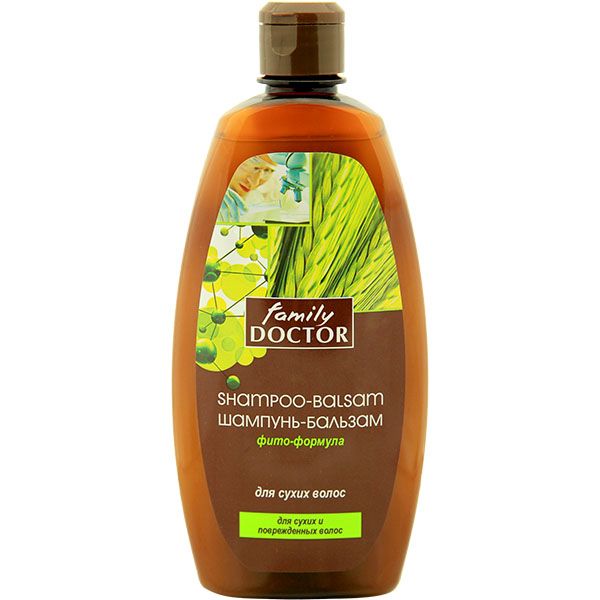 Шампунь Family Doctor Фито-формула для сухих и поврежденных волос 500 мл
