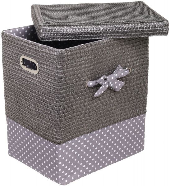 Кошик плетений з текстилем Tony Bridge Basket 43x34x50 см DSA16-6AB-1 