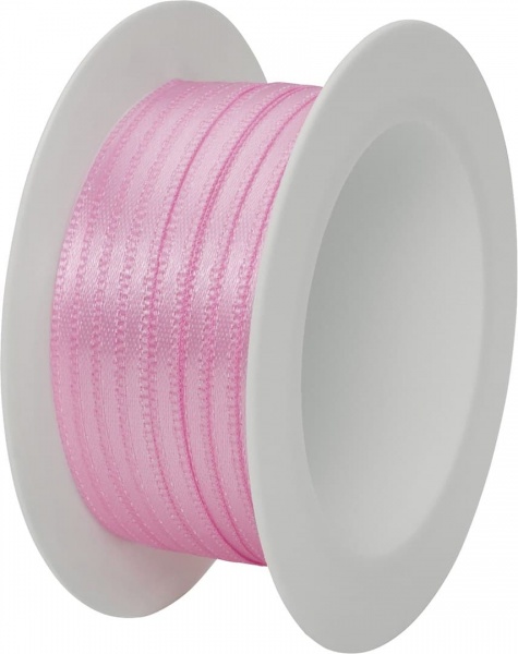 Стрічка декоративна STEWO 0,3 см 5 м світло-рожевий 