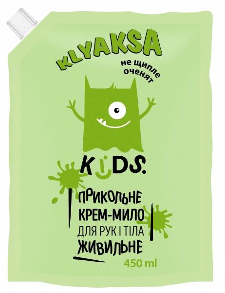 Дитяче рідке мило Klyaksa Поживне 450 мл