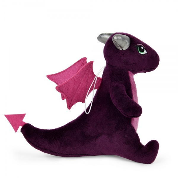 Игрушка-брелок WP Merchandise Дракон Кира 15 см бордовый FWPKCHNKIRA23BR00