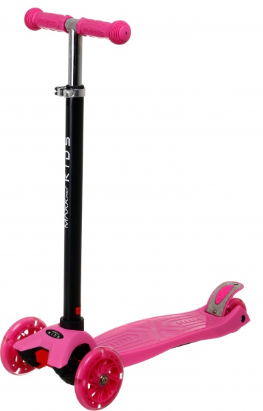 Самокат MaxxPro kids дитячий розовый LS306/maxi/ 232C 