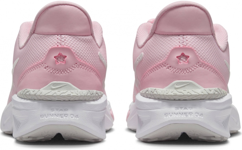 Кроссовки для девочек демисезонные Nike STAR RUNNER 4 DX7615-602 р.36,5 пудровые