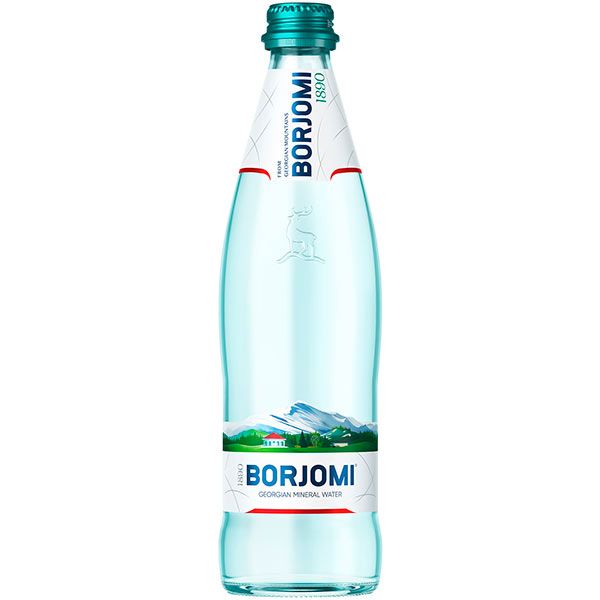 Вода минеральная Borjomi сильногазированная 0,5 л (4860019001346) 
