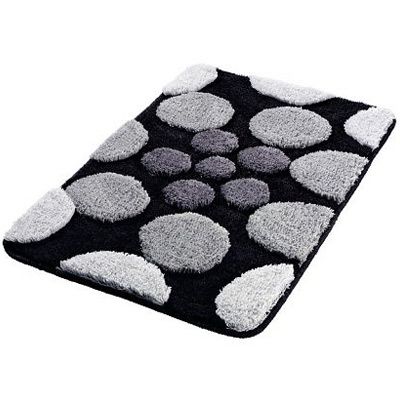 Килимок для ванної Dots 50x80 см сірий