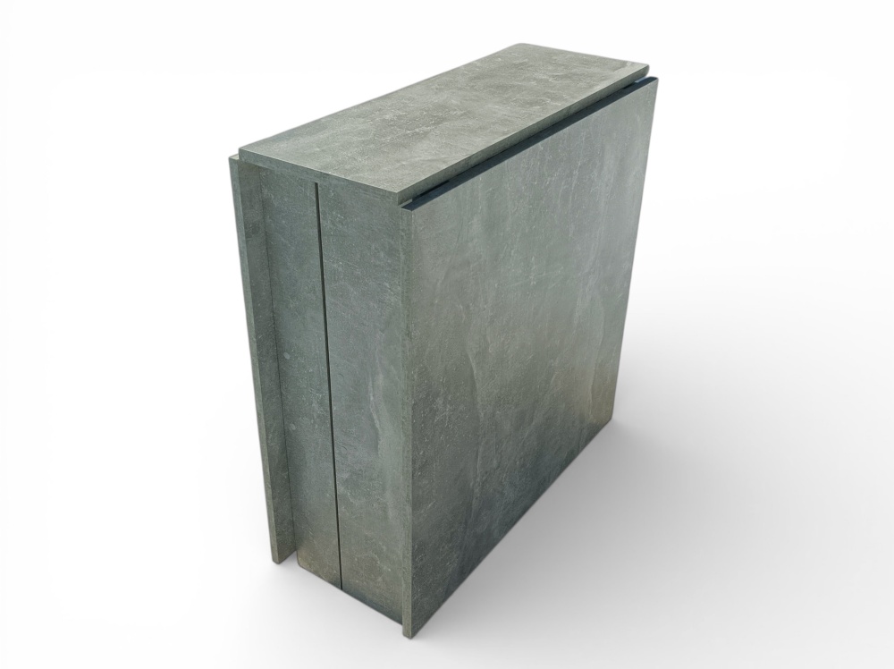 Стіл-книжка Компакт 70(165)x290x755мм бетон/бетон