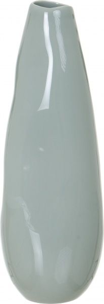 Ваза фаянсова Smoosh 13х35 см зелений глянець Jomaze