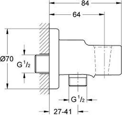 Шлангове з'єднання Grohe 28628000