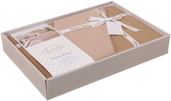 Комплект постельного белья Loft 2 кофейный Karna 