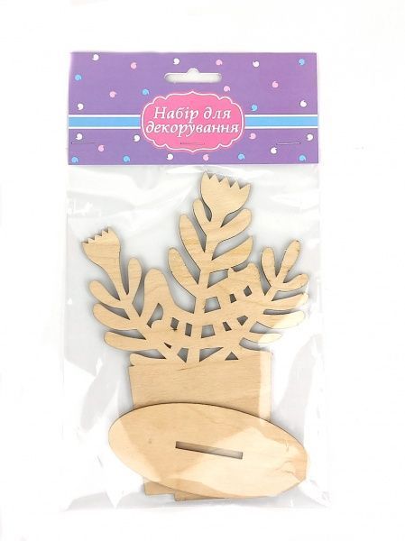 Набор для декорирования Заготовка Горшок на подставке №1 Аплі-Краплі 