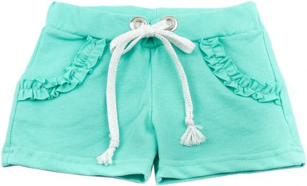 Шорты для девочек Luna Kids р.134 бирюзовый 