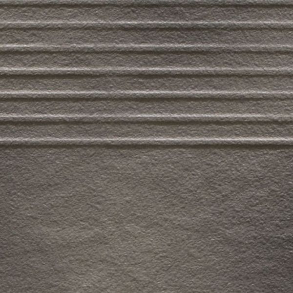 Клінкерна плитка Солар грей Сходинка структурна 30x30 Cersanit