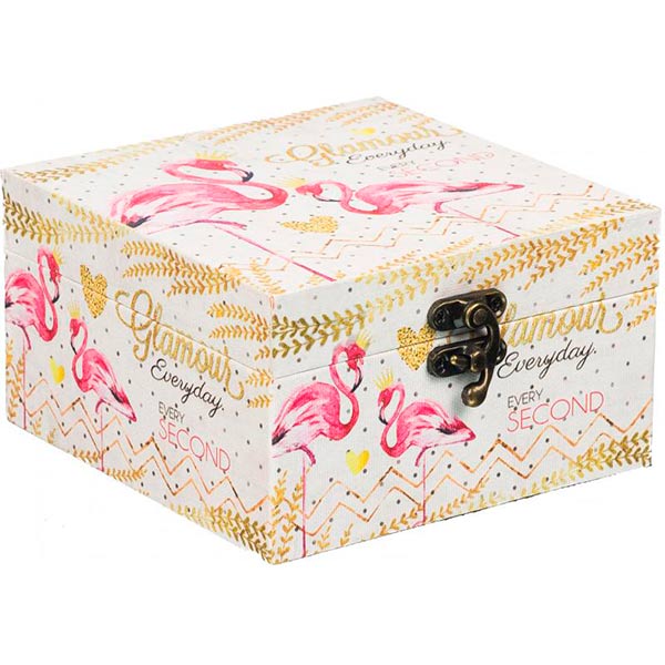 Скриня для прикрас Фламінго 14x8 см