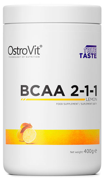 Аминокислотная смесь Ostrovit BCAA 2-1-1 лимон 400 г 