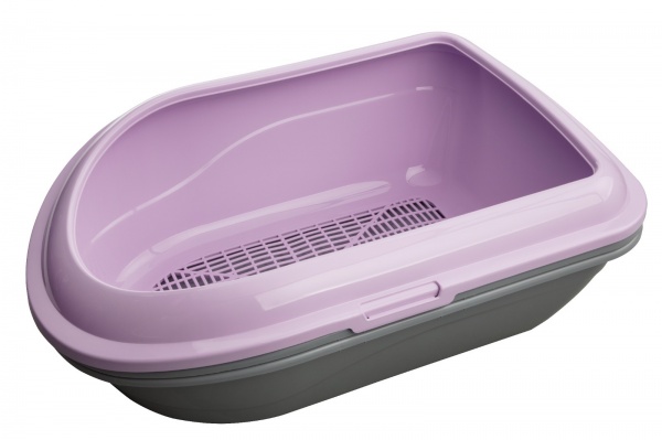 Туалет AnimAll с сеткой фиолетовый 57x39x23 см 167157