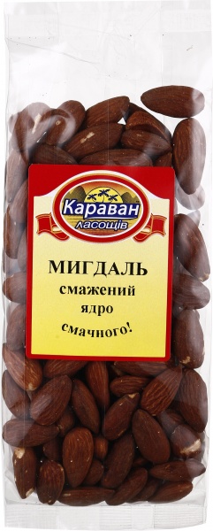 Миндаль Караван Ласощів Жареное ядро 180 г