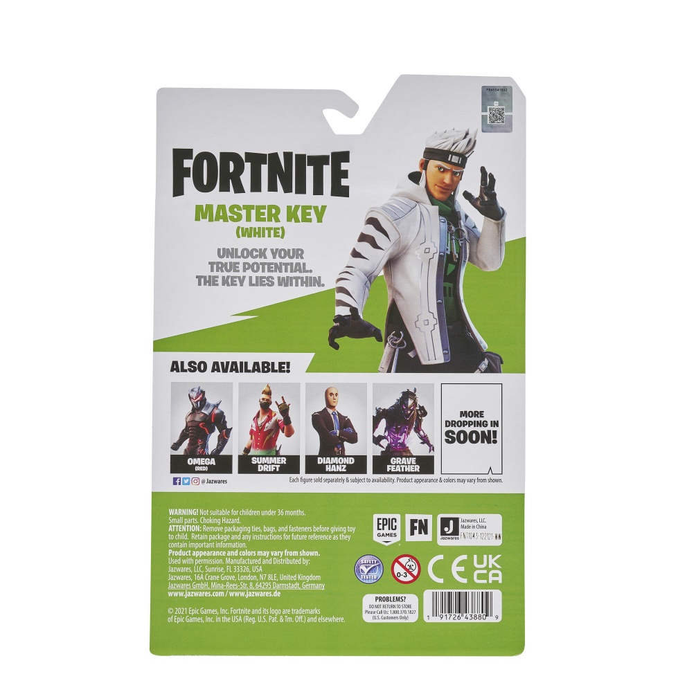 Фигурка коллекционная Fortnite Solo Mode Master Key White 10 см FNT1043