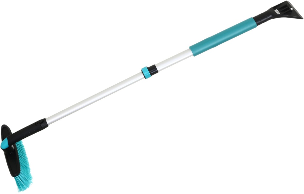 Телескопическая щетка Auto Assistance Proline з поворотним механізмом та скребком, 75-112см