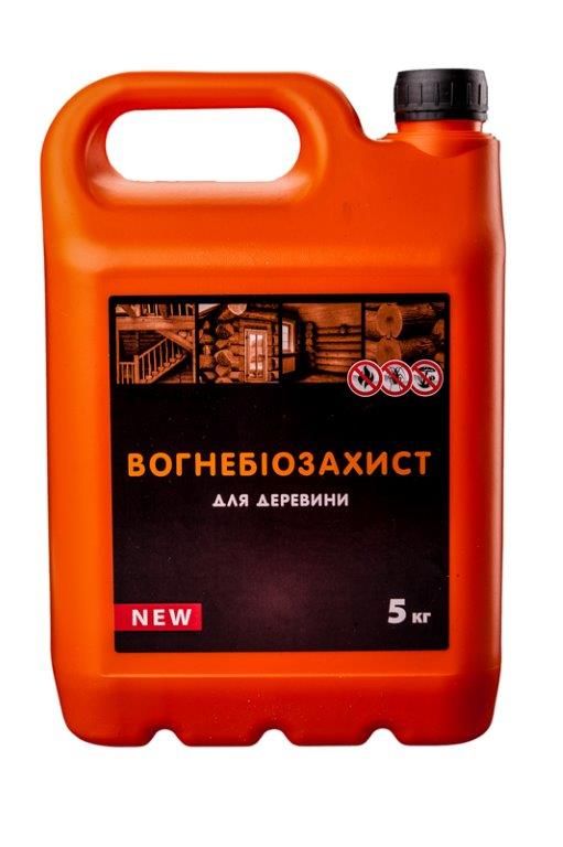 Вогнебіозахист Фасад прозорий 5 л 5 кг