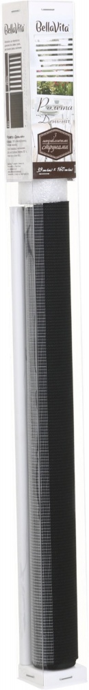 Ролета день-ночь Bella Vita с жилкой MA-12 черный 39x160 см