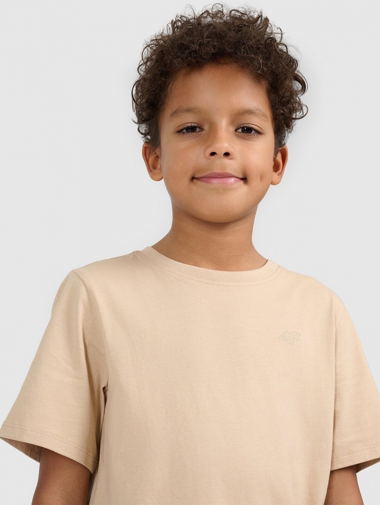 Футболка 4F TSHIRT M3006 4FJWSS26TTSHM3006-83S р.140 бежевий