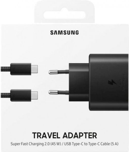 Зарядное устройство Samsung EP-TA845XBEGRU 45W SFC2.0 TYPE-C