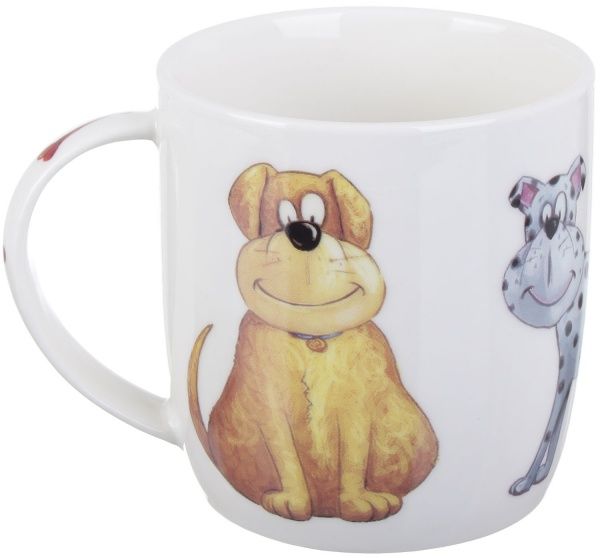 Набір чашок Pets 360 мл 4 шт колір у асортименті Fiora