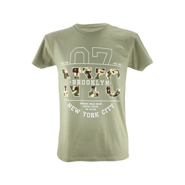 Футболка чоловіча Sol's Imperial 190 NYC 11500268/96S р.S хакі