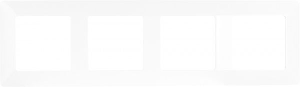 Рамка четырехместная Legrand Life универсальная белый 754004